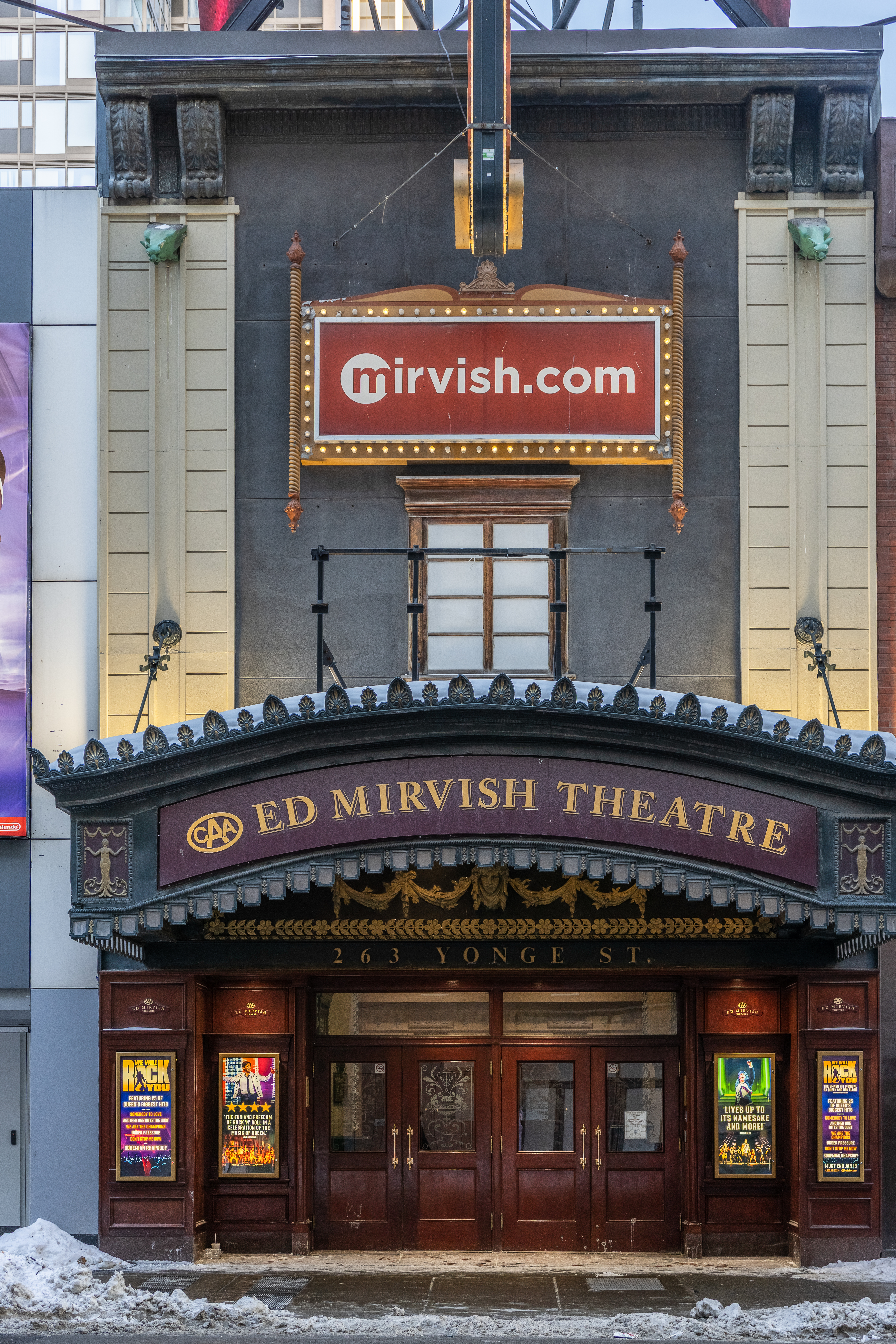 Typography route — Mirvish